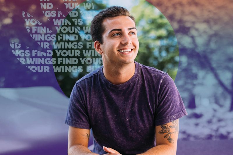 Student at Niagara University's Fall Open House