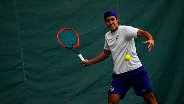 NU tennis player