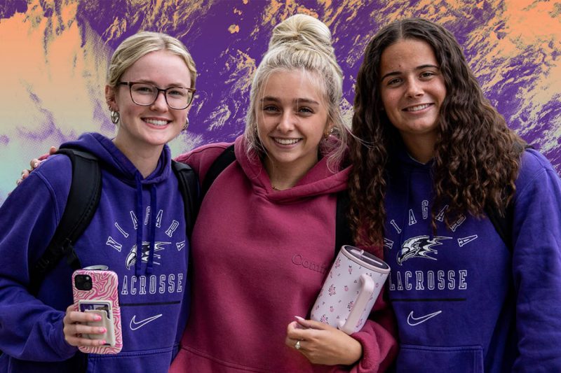 Smiling Students at Fall Open House in November