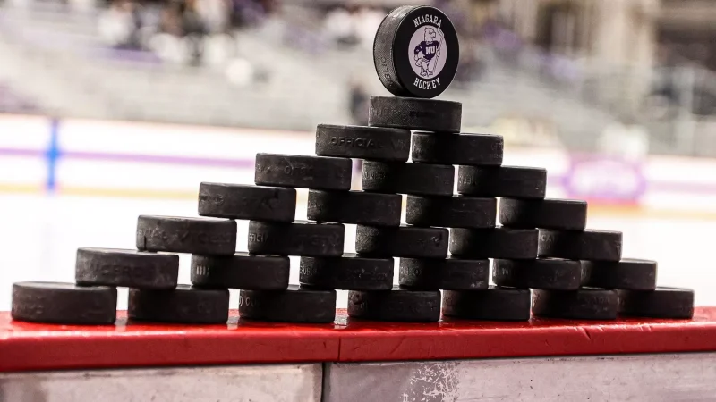 Niagara University Hockey Puck
