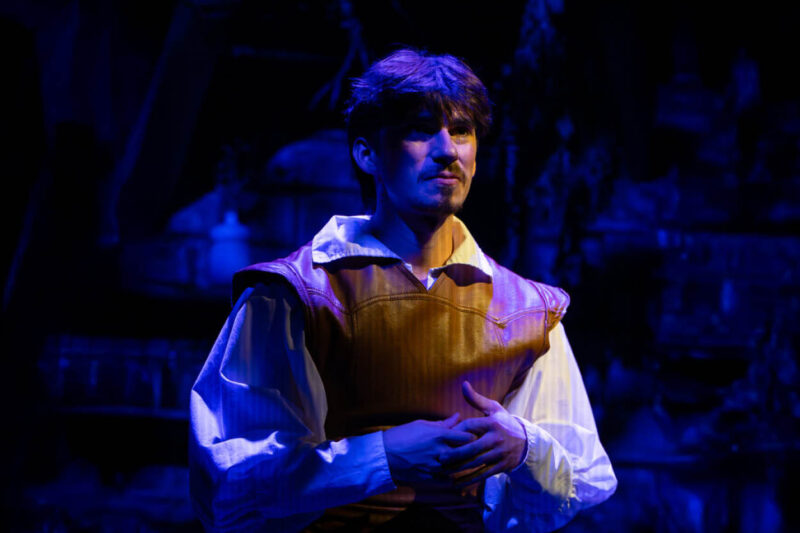 Theatre Student Poses for BFA Audtions