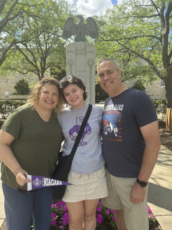 Student with parents