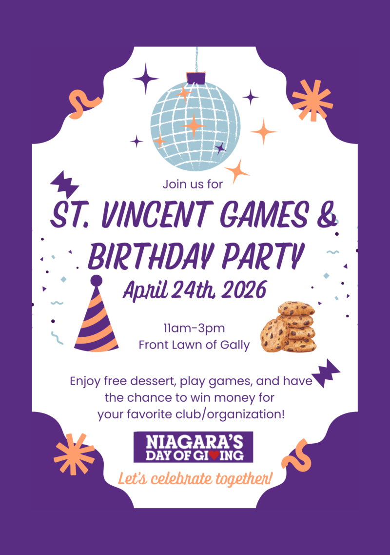 St. Vincent Game flyer