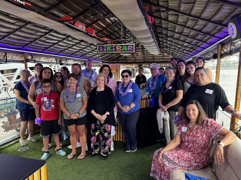 Alumni tiki boat ride