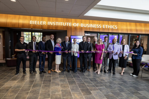 Ribbon Cutting for Bieler Institute of Business Ethics