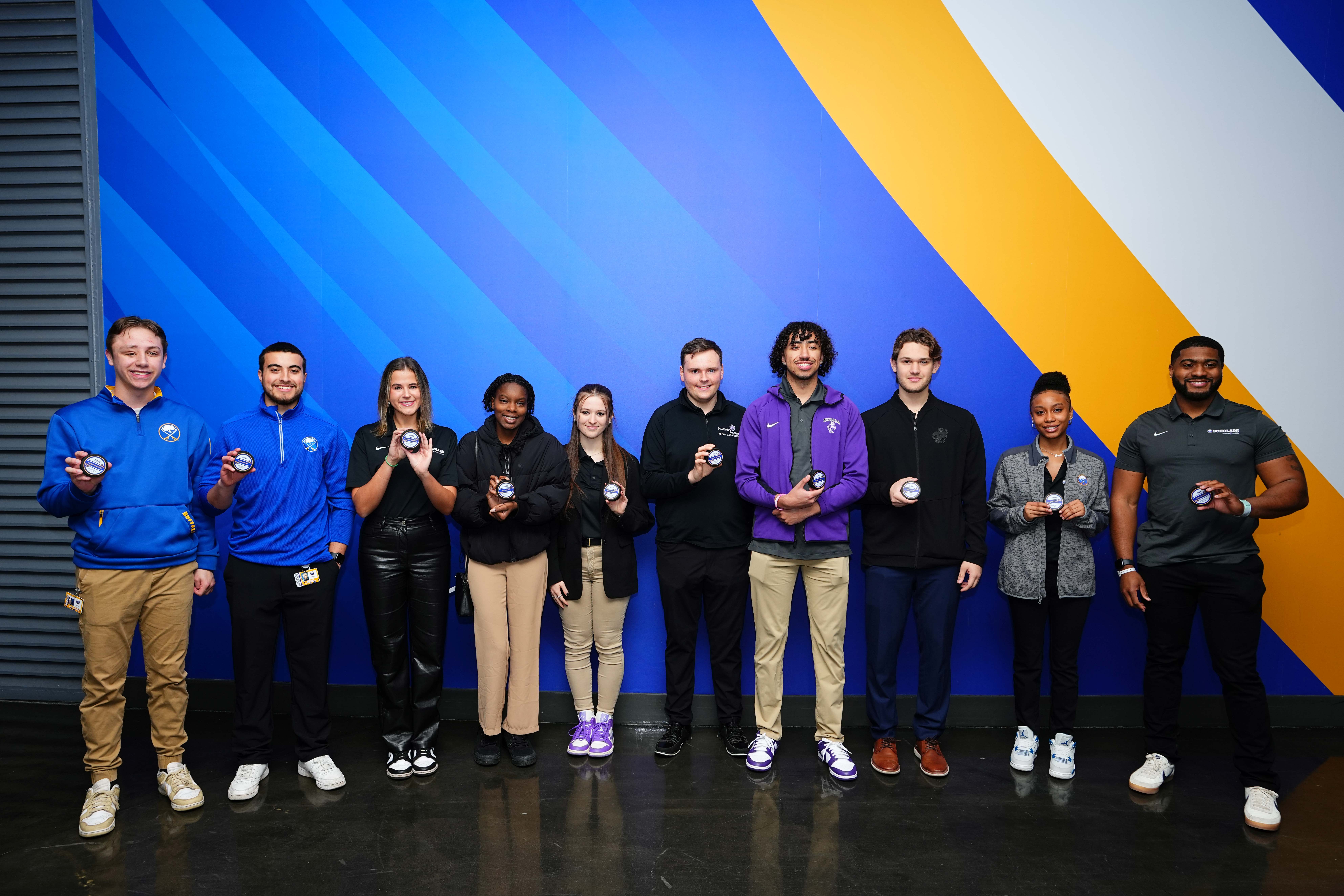 Niagara Students interning with the Buffalo Sabres